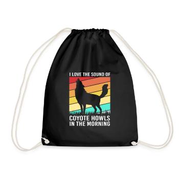 Chasse au chasseur de coyote - Sac de sport léger - noir - Devant