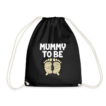 Gender Reveal Halloween Babyshower - Drawstring Bag - black - Front