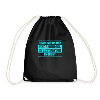 Paranormal Ghost Ghost Hour Ghost Ghost - Drawstring Bag - black - Front