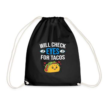 Ophthalmologist, Optician, Optician - Drawstring Bag - black - Front