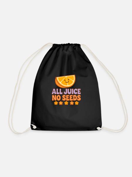 Tous les jus sans graines Vasectomie amusante pour hommes - Sac de sport léger - noir