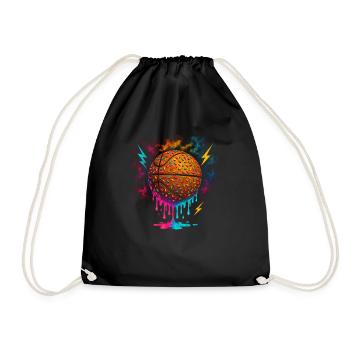 Basketball Basketball Player Boys - Drawstring Bag - black - Front