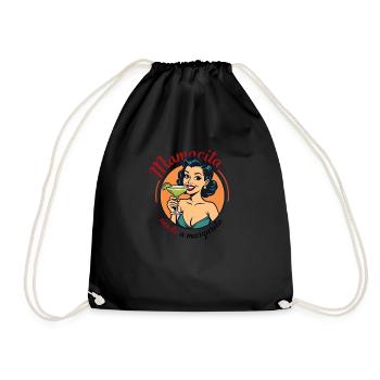 Mamacita a besoin d’une margarita - Sac de sport léger - noir - Devant