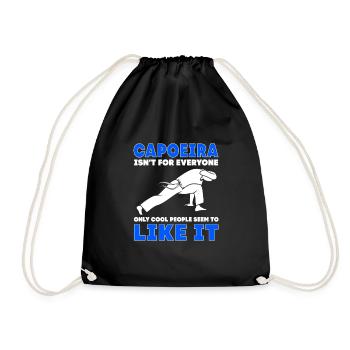 Capoeira - Drawstring Bag - black - Front