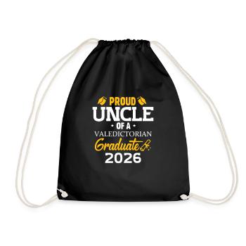Oncle d’une famille diplômée en 2026 - Sac de sport léger - noir - Devant