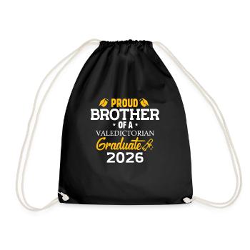 Frère de la famille du meilleur diplômé de l’année - Sac de sport léger - noir - Devant