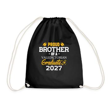Frère de la famille du meilleur diplômé de l’année - Sac de sport léger - noir - Devant