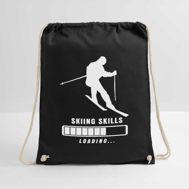 Skiing Skills Loading Loading Bar Gift Drawstring Bag