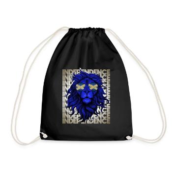 Indépendance écossaise - Lion portant Saltire avec - Sac de sport léger - noir - Devant