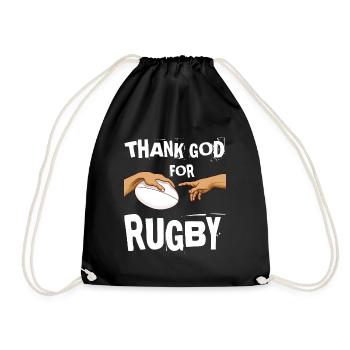 Maillot rugby mains de Michel-Ange - Sac de sport léger - noir - Devant