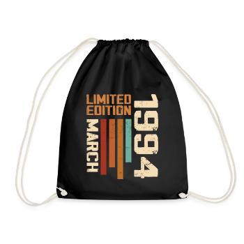 Mars 1994 Anniversaire 1994 Retro 1994 Mars - Sac de sport léger - noir - Devant