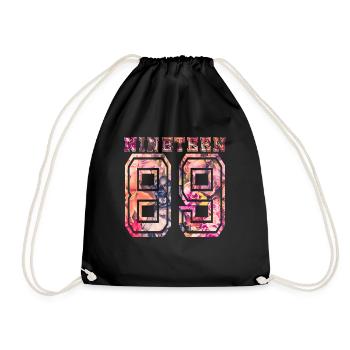 NINETEEN 1989 B - Drawstring Bag - black - Front