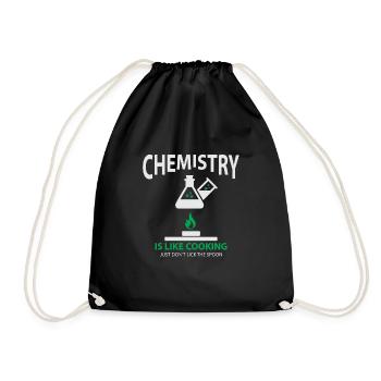 professeur de chimie client vagin laboratoire chimique - Sac de sport léger - noir - Devant