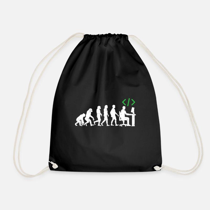 Les programmeurs codeur cadeau évolution java c ++ - Sac de sport léger - noir