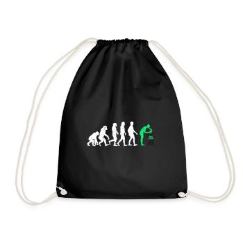 Biologist evolution gift profession biology micro - Drawstring Bag - black - Front
