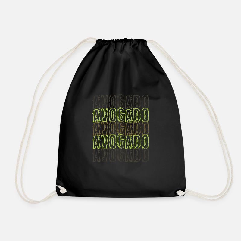 Avocado Alarm! - Turnbeutel - Schwarz