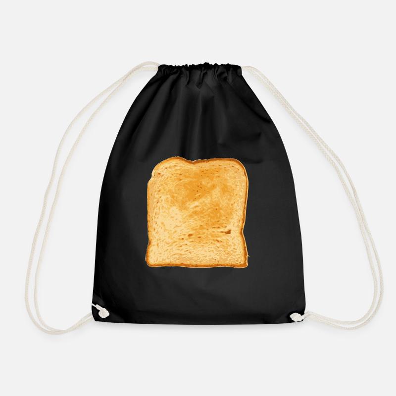 Toastbrot - Turnbeutel - Schwarz