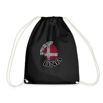 Cadeau Il est dans mon adn dns racines Danemark - Sac de sport léger - noir - Devant