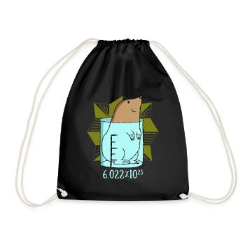 chemistry - Drawstring Bag - black - Front