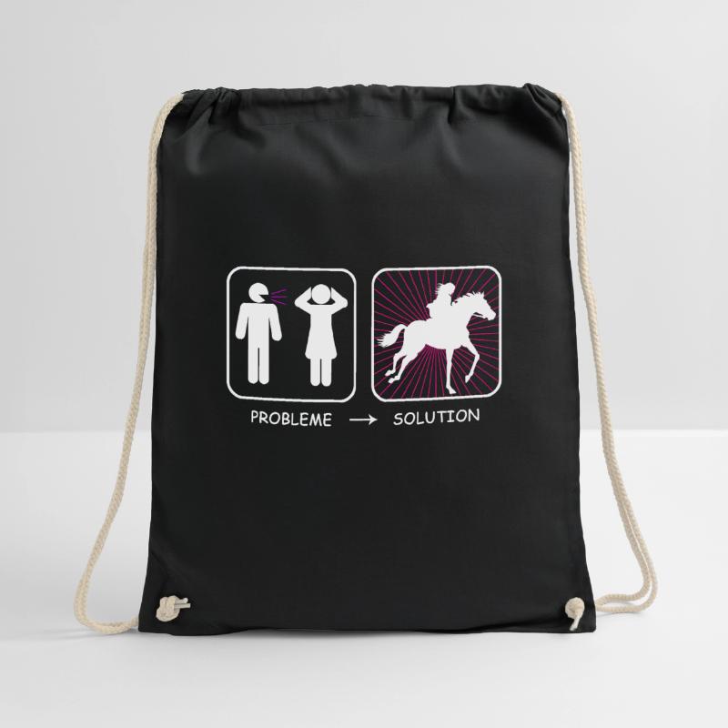 Problem? Solution Drawstring Bag