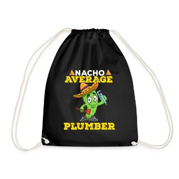 Cinco De Mayo Plumber - Drawstring Bag - black - Front