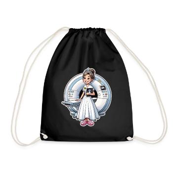 Princess Manip Radio Radiologist Female Radiology - Drawstring Bag - black - Front