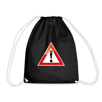 attention - Sac de sport léger - noir - Devant