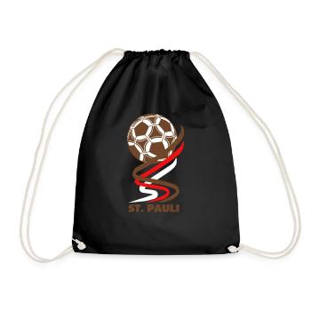 Football - St. Pauli - Drawstring Bag - black - Front