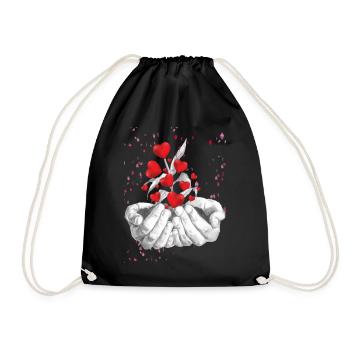 PLANT D'AMOUR - Sac de sport léger - noir - Devant