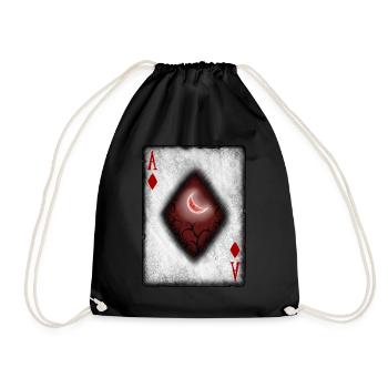 Ace Karo avec la Lune - Sac de sport léger - noir - Devant