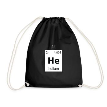 Krypto Crypto Helium Mining HNT Bitcoin Blockchain - Turnbeutel - Schwarz - Vorne