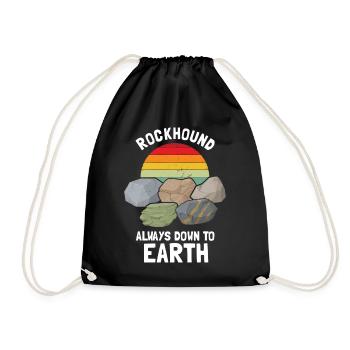 Collecteurs minéraux et ventilateur de minéraux de minerais - Sac de sport léger - noir - Devant
