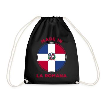 La Romana Dominikanische Republik - Turnbeutel - Schwarz - Vorne