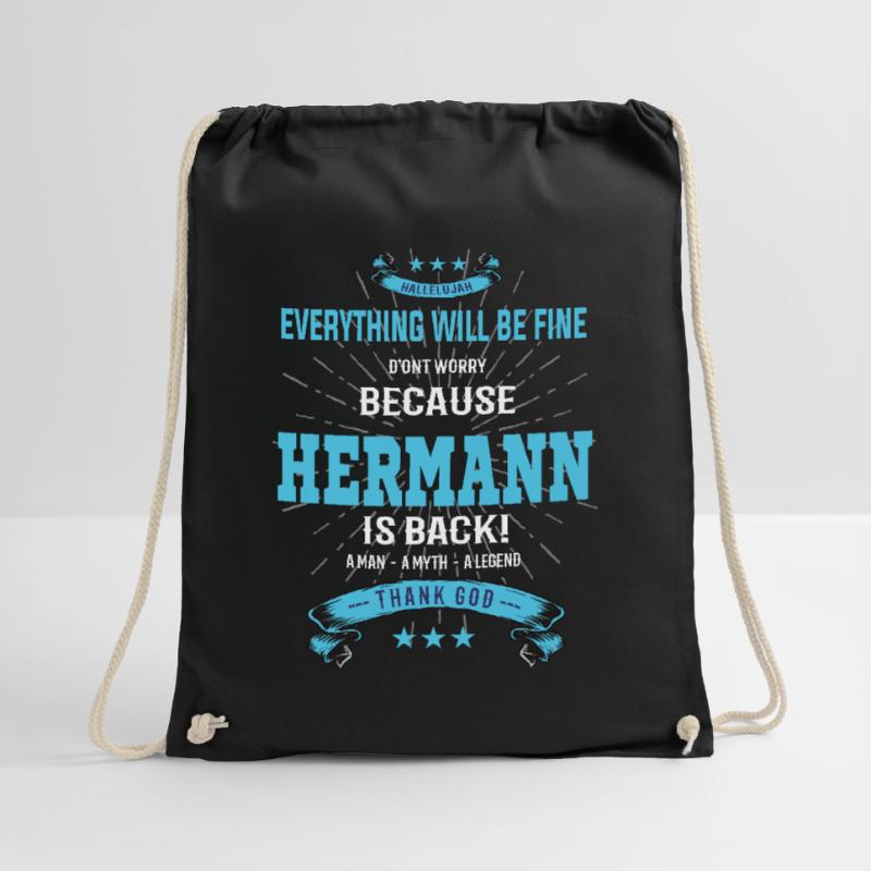 Everything will be fine Hermann Is back Turnbeutel