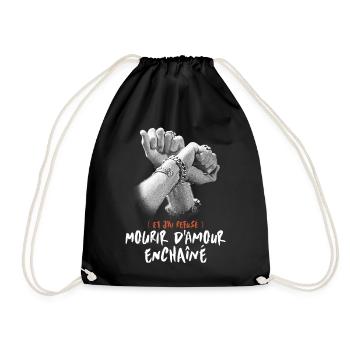 MOURIR D AMOUR ENCHAINÉ - Sac de sport léger - noir - Devant