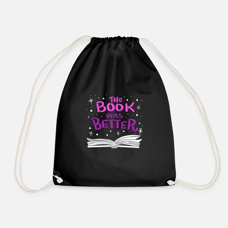 The Book was Better - Turnbeutel - Schwarz
