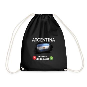 argentina - Sac de sport léger - noir - Devant