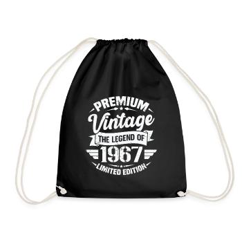 Vintage 1967 Édition Limitée - Sac de sport léger - noir - Devant