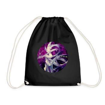 YES, THAT's ART. - Drawstring Bag - black - Front