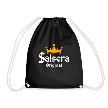 d'origine salsera - Danse Salsa Chemises - Sac de sport léger - noir - Devant