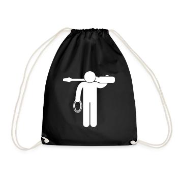 Électroniciens électriciens électrotechniciens - Sac de sport léger - noir - Devant