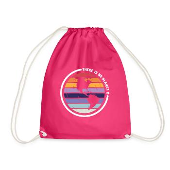 there is no planet b - Sac de sport léger - fuchsia - Devant
