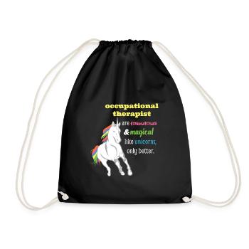 Ergothérapeute - Sac de sport léger - noir - Devant
