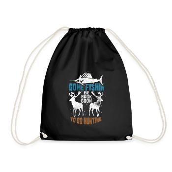 Allé pêcher Huntin - Sac de sport léger - noir - Devant