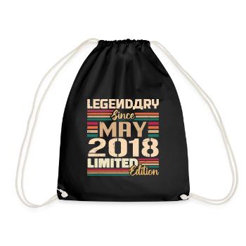 Mai 2018 Mai - Jubilé Mai 2018 - Sac de sport léger - noir - Devant