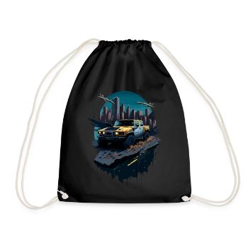 Aventure hors route | 4x4 - Sac de sport léger - noir - Devant
