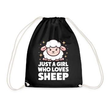 Sheep Sheep Farmer Lamb Farmer - Drawstring Bag - black - Front