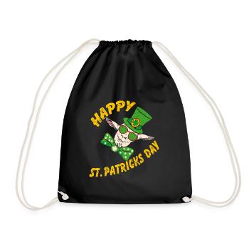 Joyeuse Saint-Patrick Drôle De Chèvre Folle - Sac de sport léger - noir - Devant