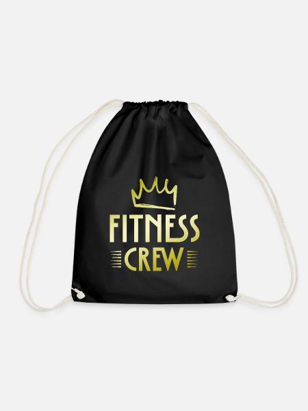 Fitness Crew - Turnbeutel - Schwarz