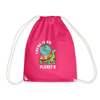 there is no planet b - Sac de sport léger - fuchsia - Devant